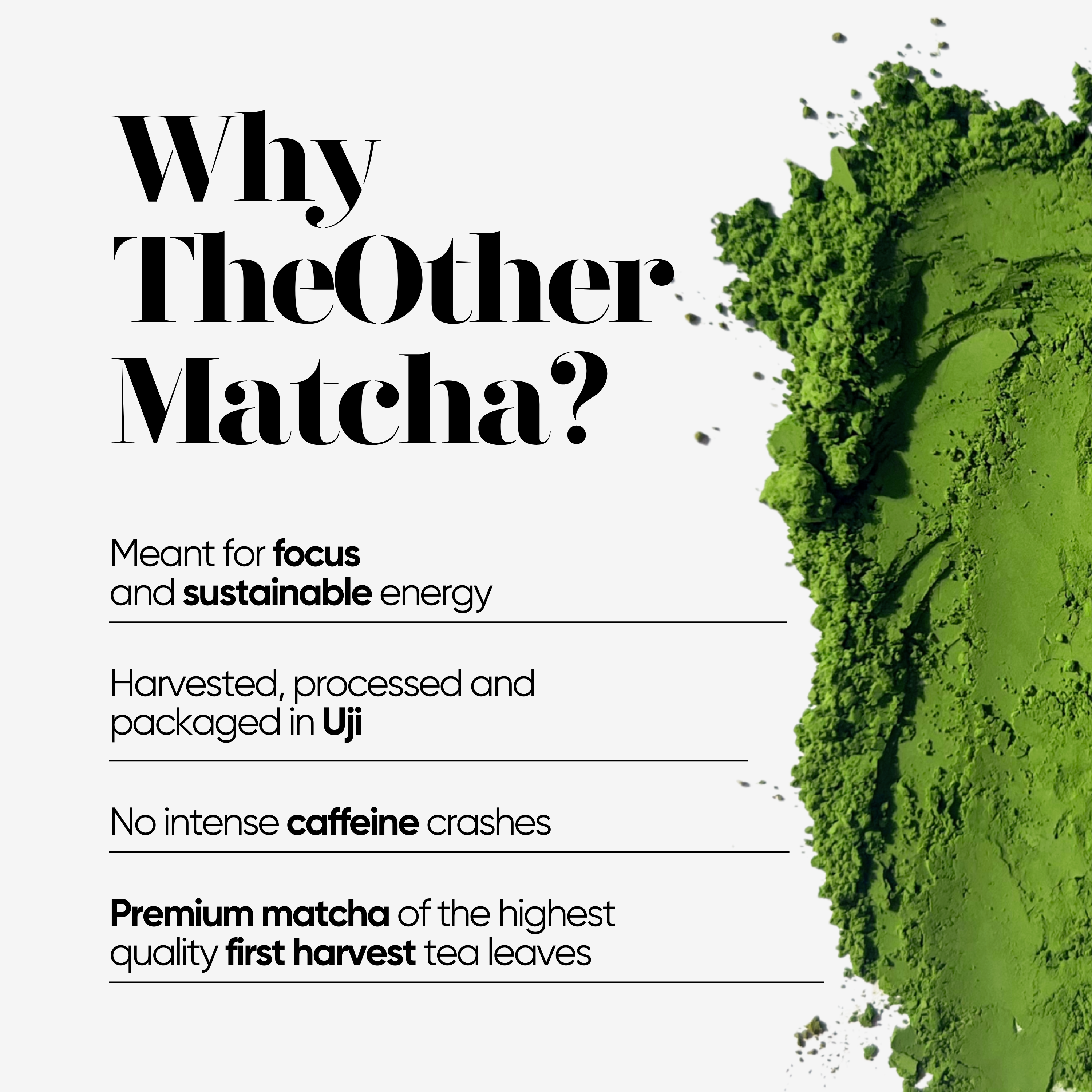 TheOther First Harvest Matcha Powder, Master's Blend